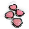 Love Heart Компактная пудра румяна матовая высокопигментированная стойкая натуральная однотонная палитра для макияжа лица для женщин и девушек