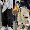 Autumn and Winter Boys' Casual Cargo Pants Big Kids Sport Long Pants Teenage Streetwear Baggy Trousers Children Joggers Pants