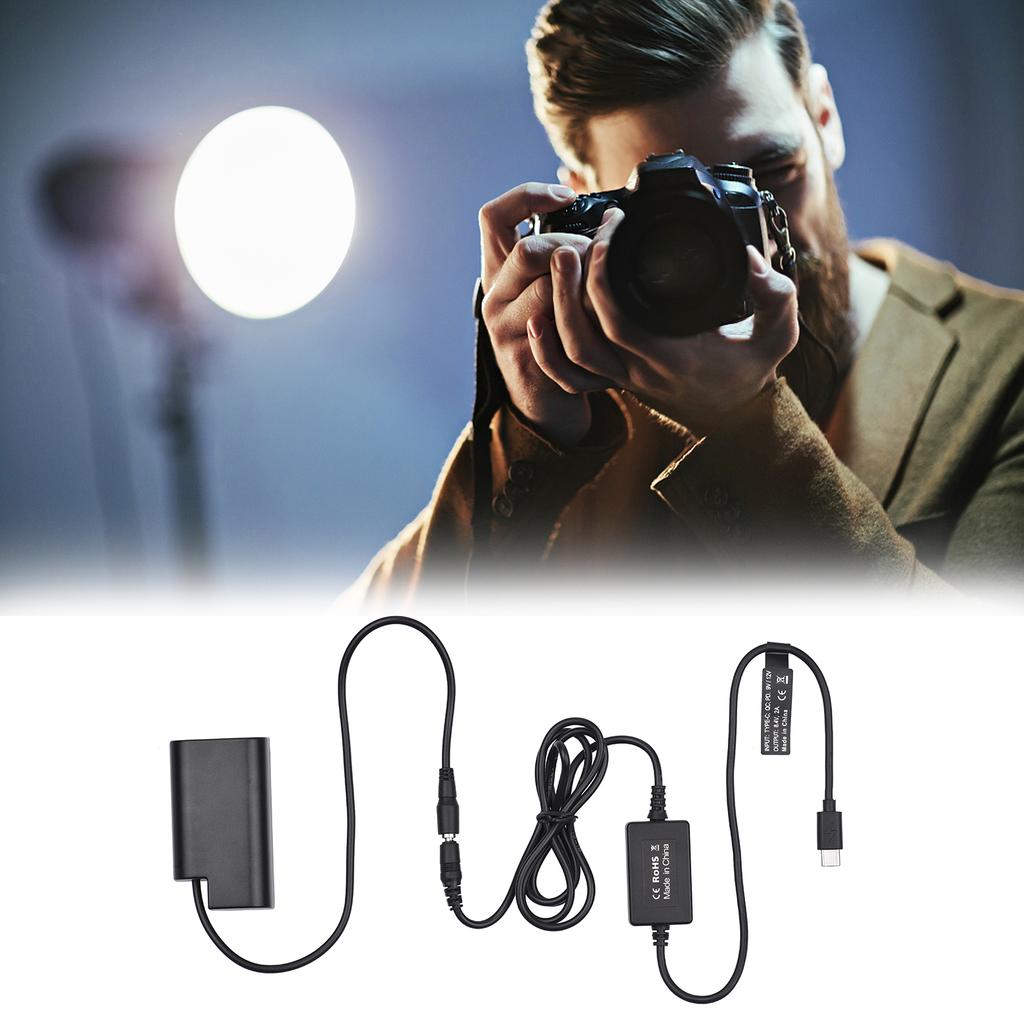 Кабель PD USB TypeC к DMWDCC16, фиктивная батарея, переходник постоянного тока DMWBLJ31, замена для Panasonic LUMIX