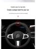 Замшевая и кожаная оплетка на руль для Accord 9-го и 10-го поколения - Ультратонкая, всесезонная