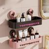 Присоска Домашняя Ванная Настенная Стойка для Хранения Без Сверления Стойка для Хранения в Ванной Стойка для Хранения в Ванной