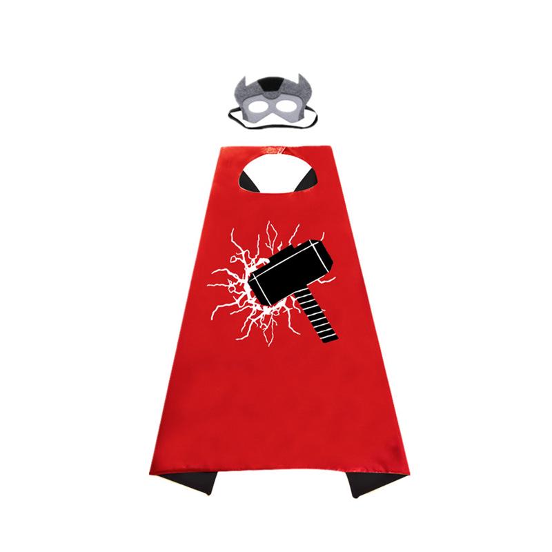 Kids' Superhero Cape & Mask Set for Halloween