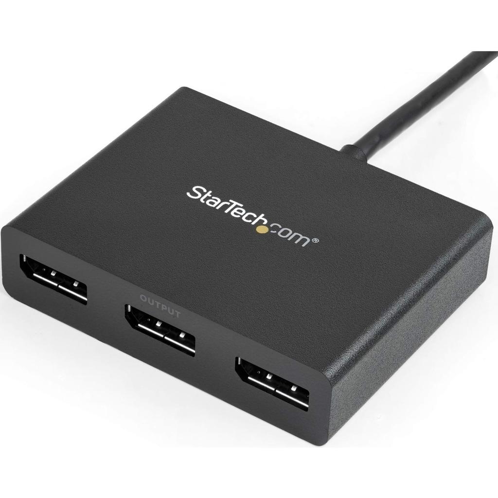MST Hub Mini DisplayPort 3x DsiplayPort Splitter Совместимость с 4K Совместимость только с Windows MSTMDP123DP 3 порта - для нескольких мониторов