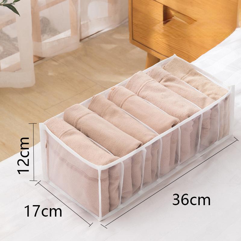 Folding Closet Organizer Panties and Socks Storage Boxes Wardrobe Clothes Underwear Organizer Drawers Clothes Separator Boxes