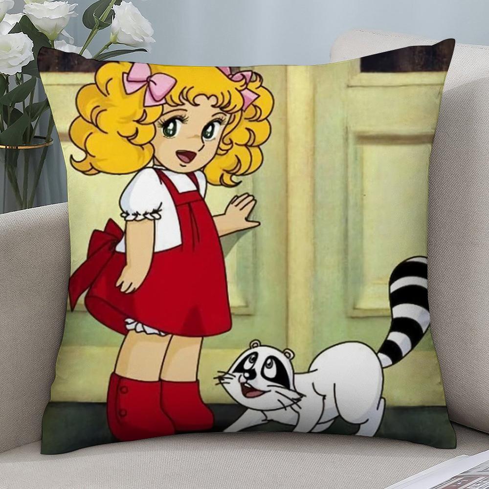 C-Candy Candy Anime Pillow Case Short Plush Sofa Decorative Gift Home Double-sided Printing Cushion
