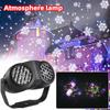 Snowflake Christmas Led Projection Light Waterproof Laser Light Projector For Xmas Holiday
