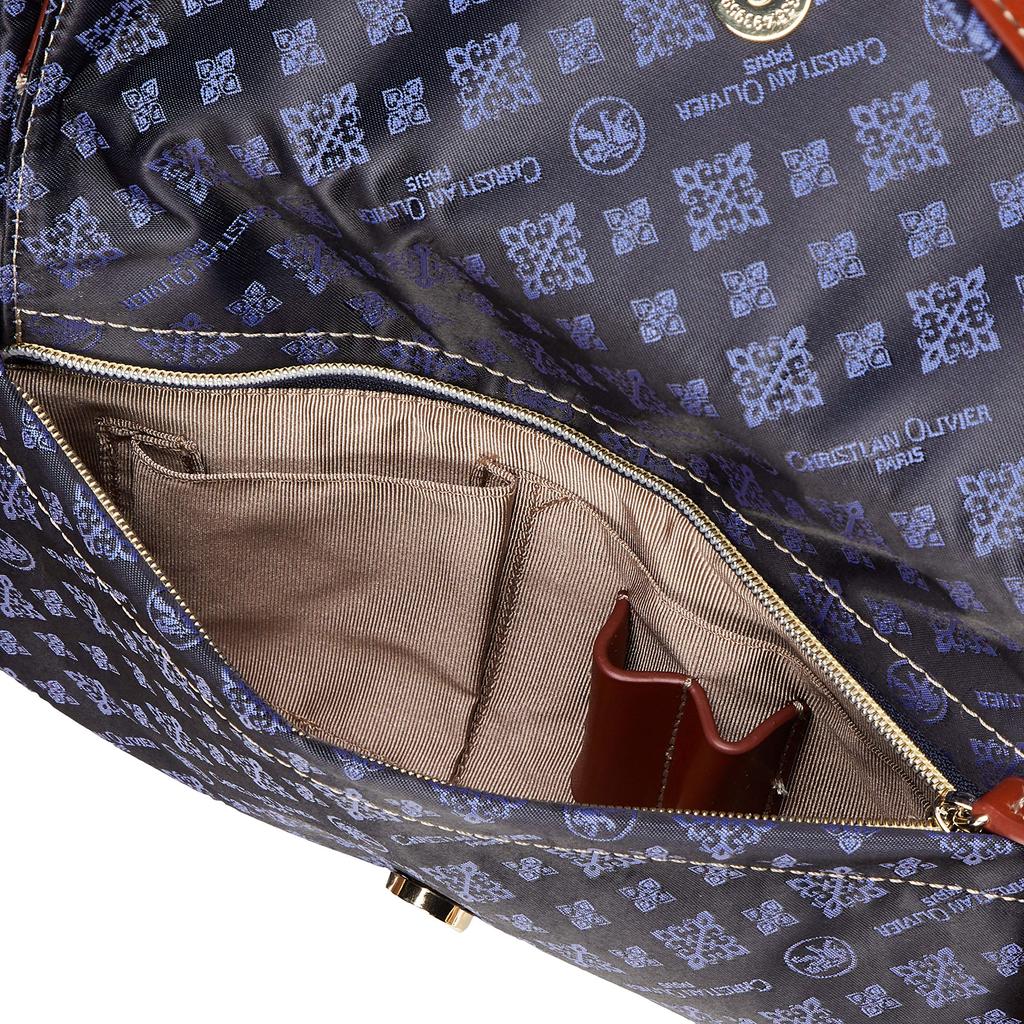 Multifunctional shoulder bag 91 [Christian Olivier] 38-7806 Navy/Wine