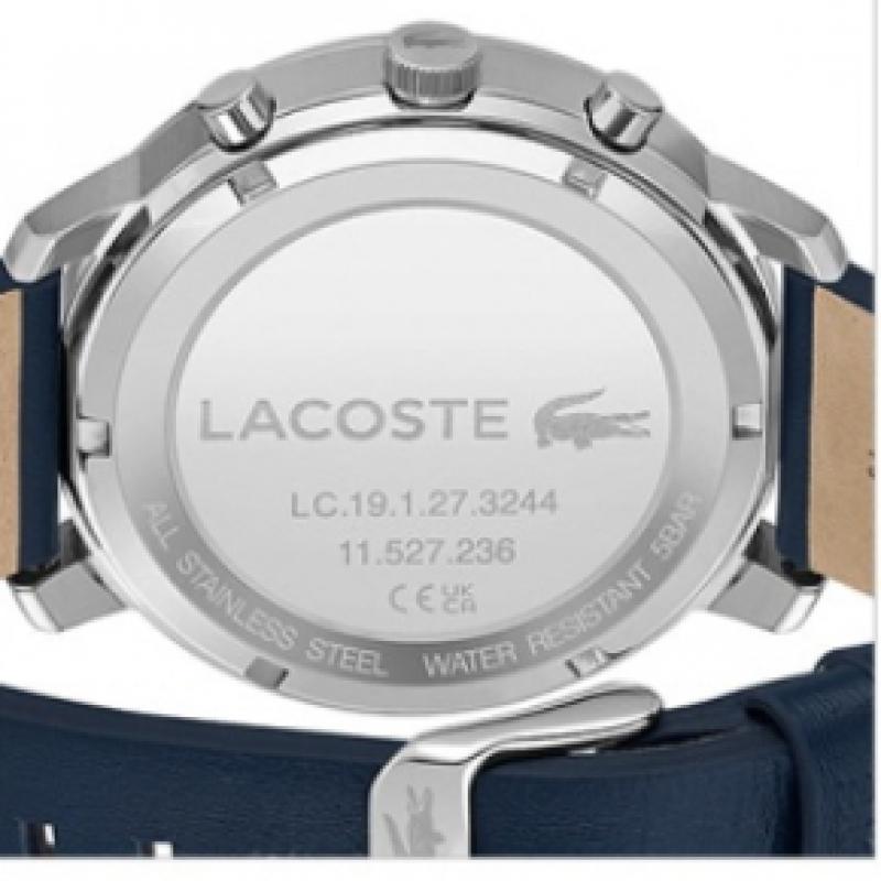 Lacoste Мужские кожаные кварцевые часы LacoSte Play