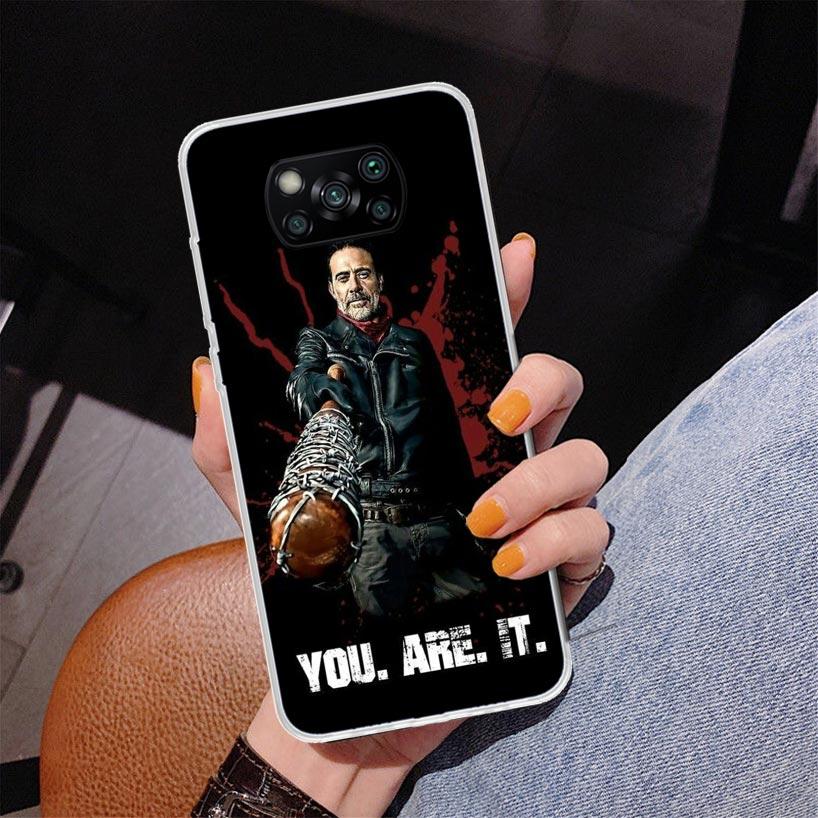 Negan The Walking Dead Phnoe Case for Xiaomi Poco X5 X6 X7 Pro X4 Gt F7 Ultra M8 M7 Redmi 15C 15 13C 13 12C 12 Unique Cover Coqu
