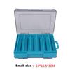 Fishing Tackle Box 14 Compartments Fishing Accessories Lure Hook Storage Case Double Sided Fishing Tool Organizer Boxes