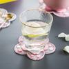 Cherry Blossom Coaster Insulation Mat Non-Slip Mat Household Tea Cup Mat Anti-Scald Dining Table Mats Drink Cup Coasters