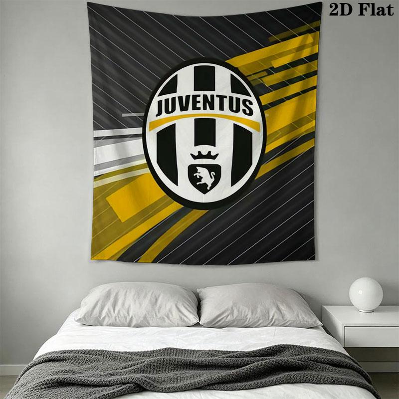 Настенный тканевый плед с принтом Juventus, декоративные гобелены для спальни, гостиной, домашний декор