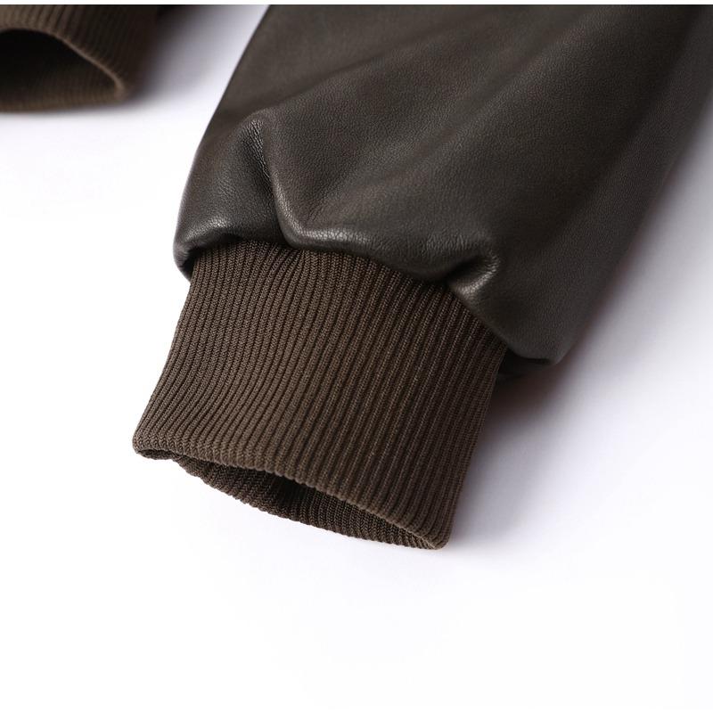 PU Street Trendy Short Fit Fashion Women Bomber Jacket Chic Cropped Leather Coat Female Stand Collar Gothic Racing Jackets Motorcycle Jacket