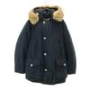 Down Coat L Navy Men's Used