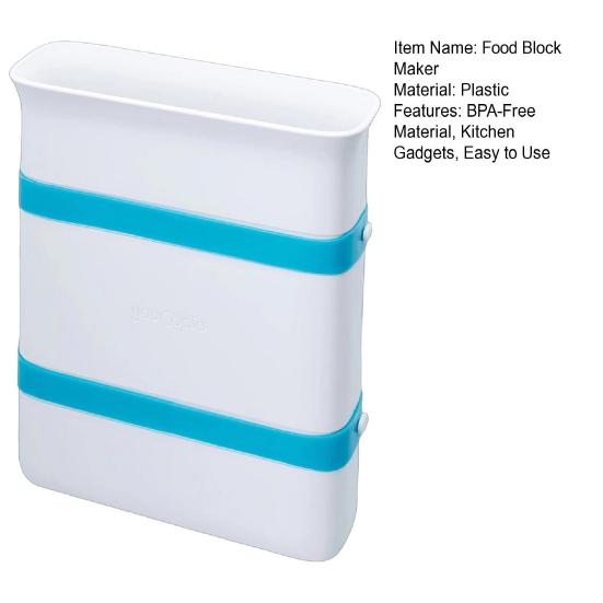 Устройство для приготовления пищевых блоков Мешок для приготовления еды Контейнер Пластиковый холодильник без BPA Холодильник Мороженое Йогурт Фруктовый десерт Суп Кирпич