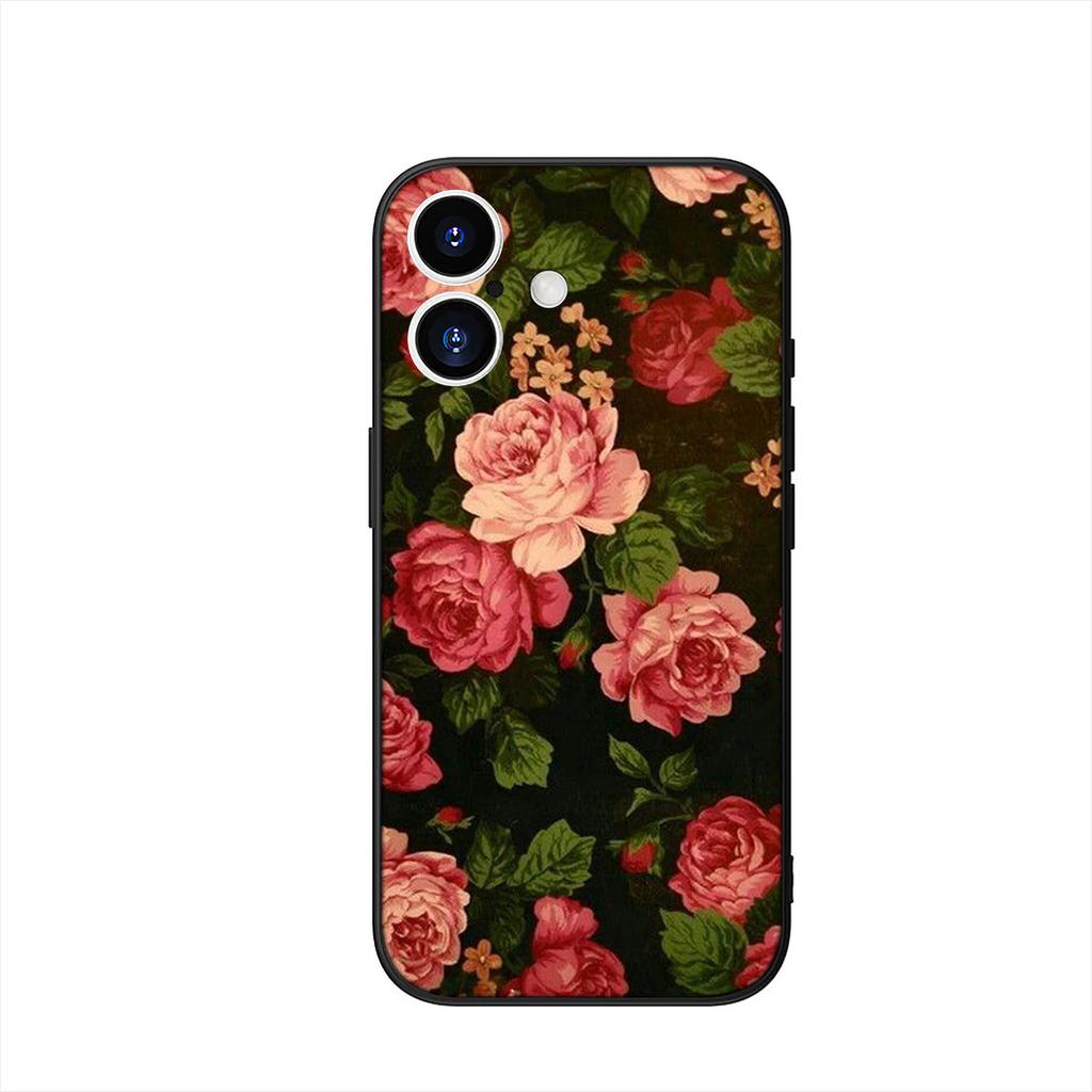 Butterfly Rose Flower Red Phone Case for Samsung Galaxy A55 A54 A25 A36 A17 A26 A35 A33 A34 A14 A37 S8 S9 S20 S21 FE S10 Plus