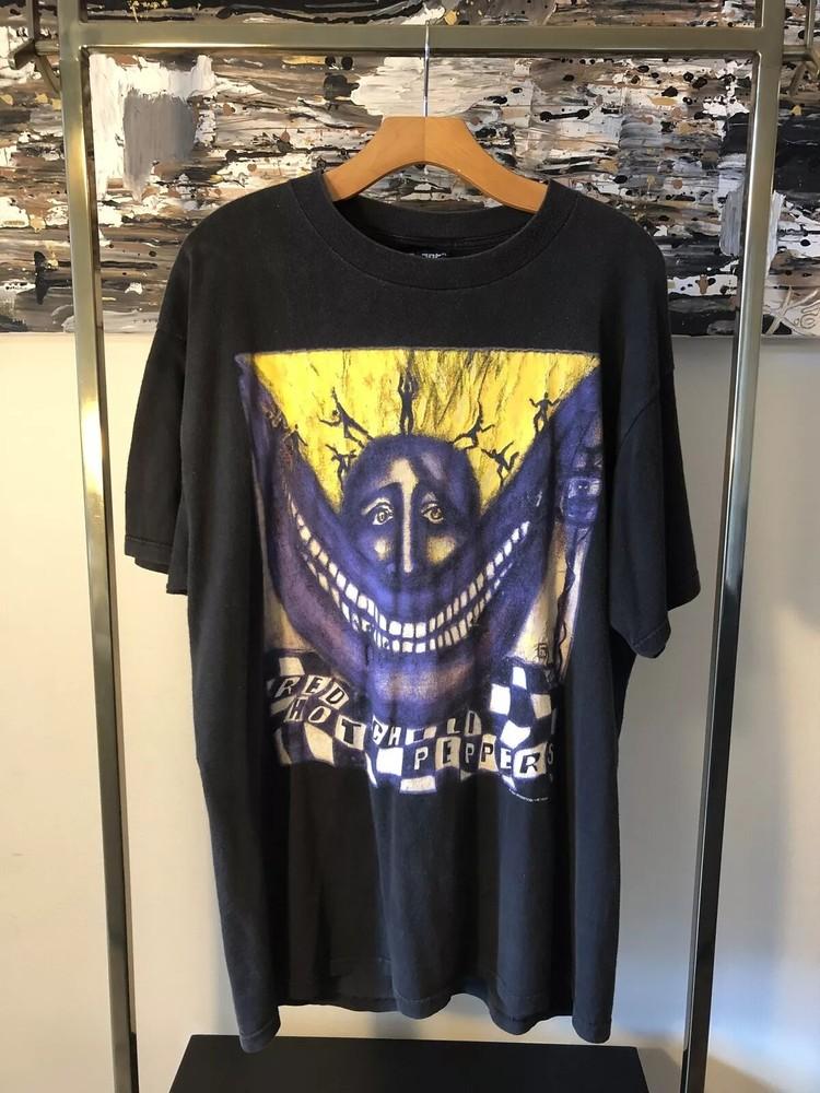 Rare Red Hot Chili Peppers 1994 Tour Black Short Sleeve Unisex T shirt Reprint Unisex T-Shirt