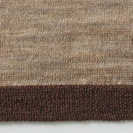 Осеннее пончо-шаль Нико цветов Киноми из мериносовой шерсти, стильное для женщин [Saifuku Co., Ltd.] (5 в наличии) Кардиган, Толстый, Накидка на осень/зиму, (Мокко) #07