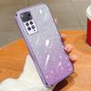 KEYSION Роскошный чехол-бампер с покрытием и блестками для Redmi Note 11 Pro 11S 5G 11 Pro+ 5G, прозрачный, из мягкого ТПУ, противоударный