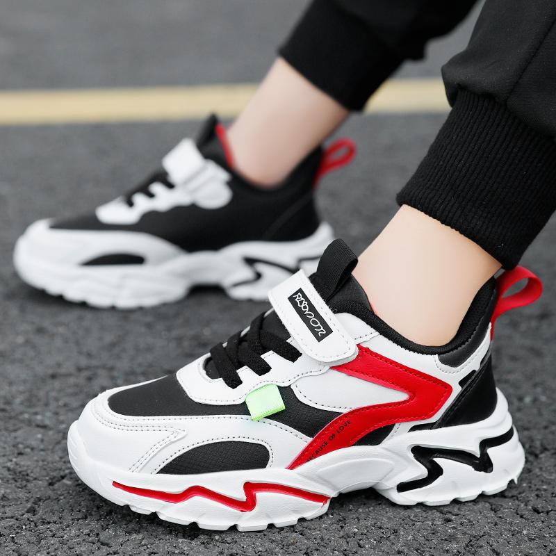 2025 new dad shoes rotating buckle breathable mesh non-slip running shoes middle age tide