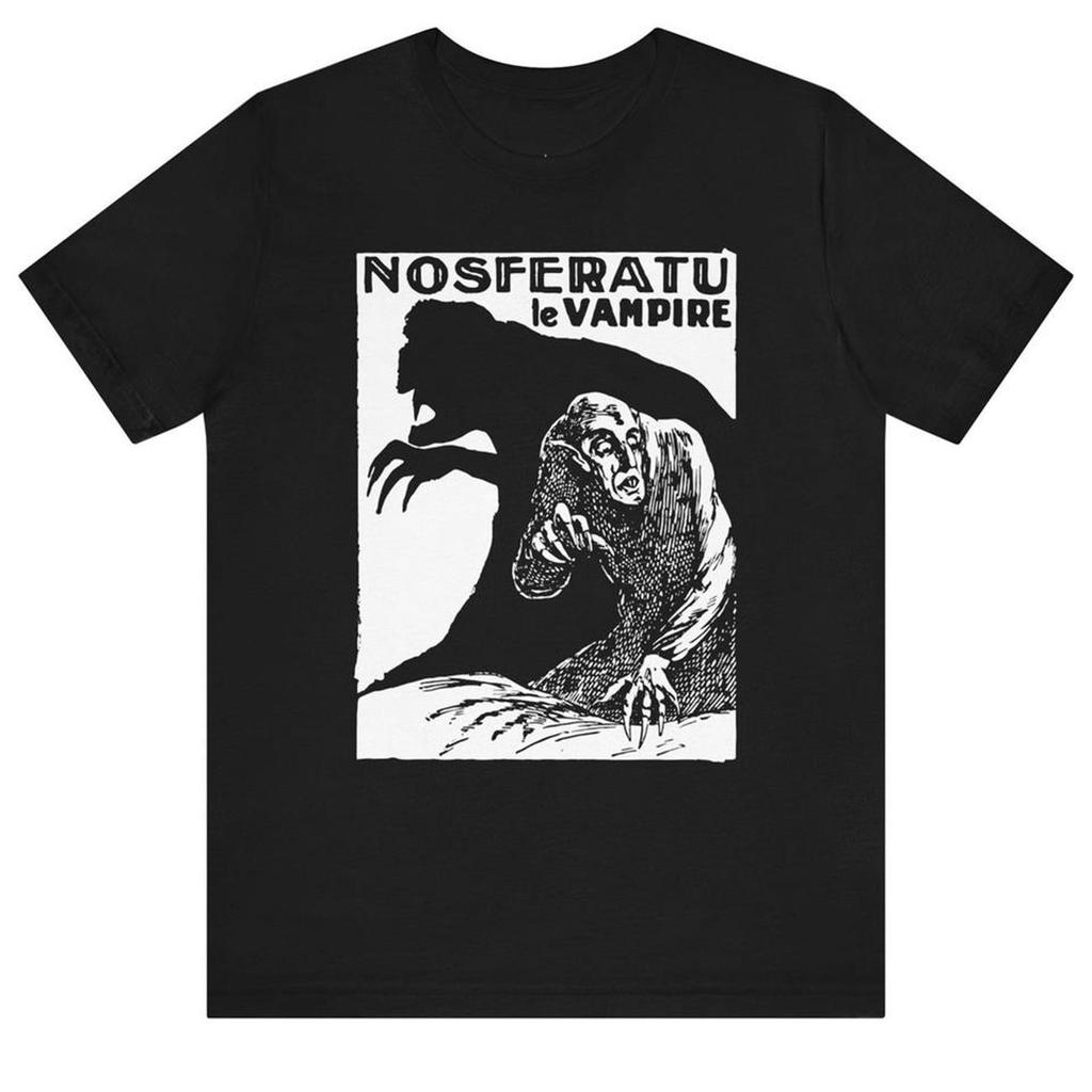Nosferatu T-shirt Mens Kids Womens Silent Film Vintage Gothic Art Horror Classic Movie Unisex Tee