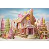 Princess Castle Candy House Balloon Flower Photography Background Girl Birthday Family Portrait Decoration Photography Backdrop