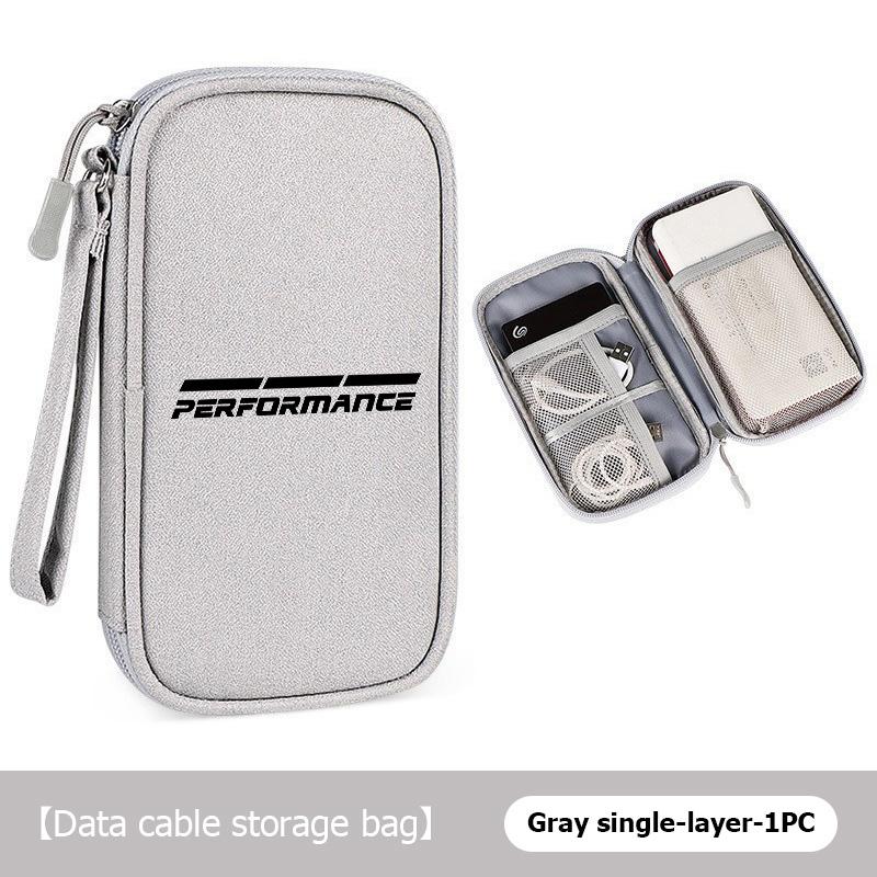 Universal Car Travel Portable Phone Data Line Key Storage Bag For BMW M E87 E30 E46 E28 E39 F18 F35 G03 F10 E93 F20 TKJLP1