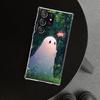 Милый чехол-накладка с призраком на Хэллоуин для Samsung Galaxy S26 S25 Edge S24 S23 Ultra S22 Plus S21 FE S20 + Художественные кастомные Fundas
