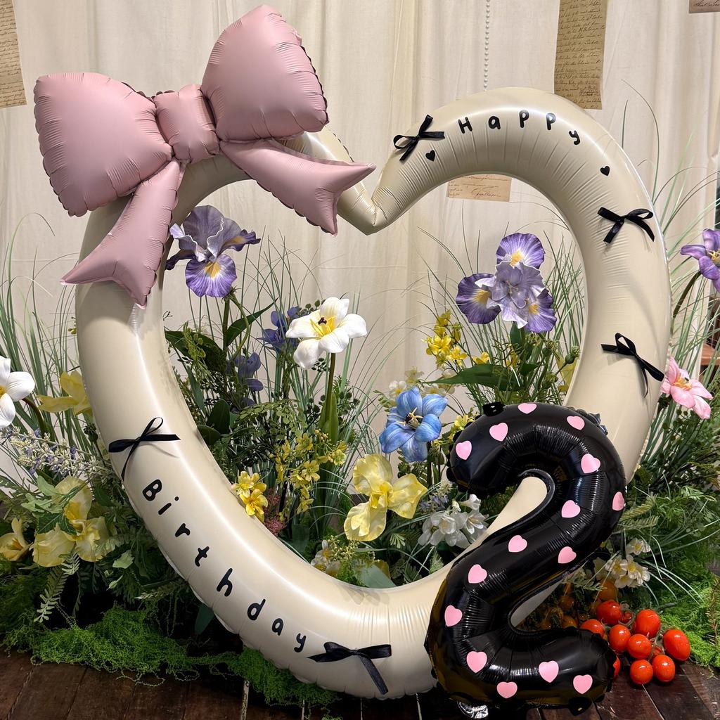 40-дюймовый розовый фольгированный шар в форме сердца, черный цифровой алюминиевый декор для вечеринки по случаю дня рождения, украшение для детского праздника, подарок для девочек на свадьбу, реквизит для детского праздника