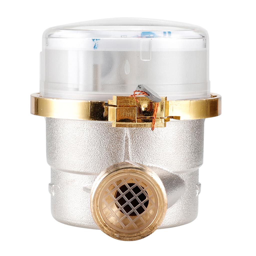 15mm 1/2 Inch Cold Water Meter Read of Cubic Flow Meter 360 Adjustable Rotary Counter Water