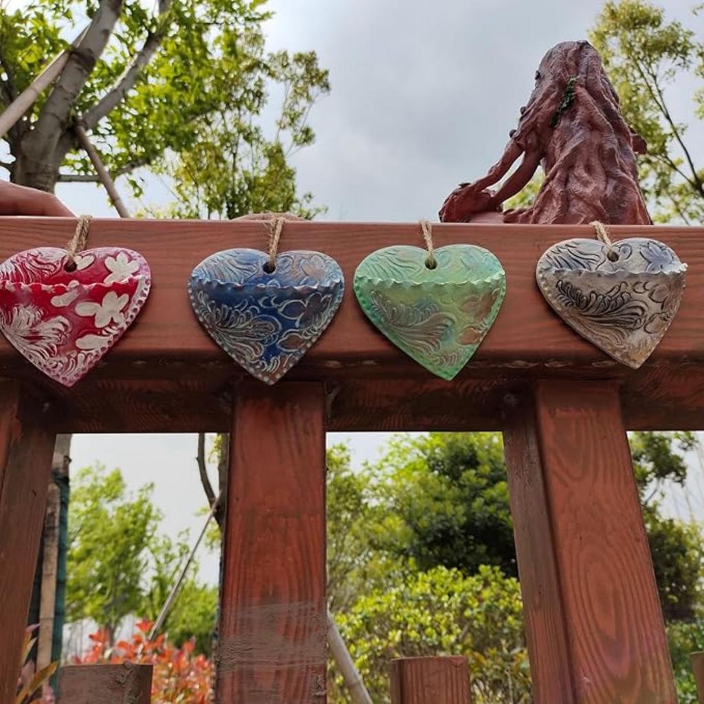 Настенные ретро-горшки для растений в форме сердца - вертикальный сад в помещении - небольшие горшки для растений - суккулентный горшок - подвесной держатель для растений для украшения окна