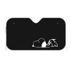 Snoopy Windshield UV Car Light Heat Car Privacy Interior Easy Size M Sunshade, Vehicle-Specific Protection, Sunshade, Blocking, Blocking, Camping,