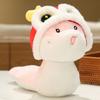 Lion Dance Snake Stuffed Toy 24CM Snake New Year Mascot Good Wishes Snake Plush Dolls  Girls Toys