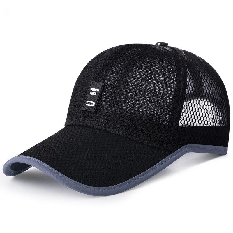 Hat Men Summer Korean Version Mesh Winning Baseball Cap Sun Protection Shade Cap Cap Outdoor Sports Net Cap