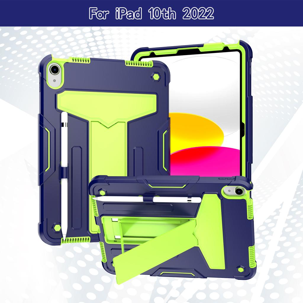 Armor Case Universal for IPad A16 2025 11th 10.9 2022 10th Gen A3354 A3355 A3356 A2757 A2777 A2696 Hybrid Stand Cover Shockproof