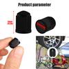 100Pcs/Lot Bike Tire Valve Caps, Plastic Schrader Valve Multi-Color Bicycle Tire Valve Cap Dust Covers