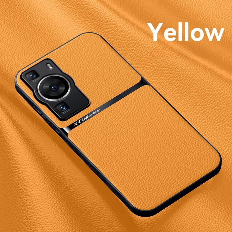 Для Huawei P60 Pro чехол автомобильный магнитный держатель кожаный чехол для телефона Huawei P 60 60Pro мягкий силиконовый противоударный бампер задняя крышка