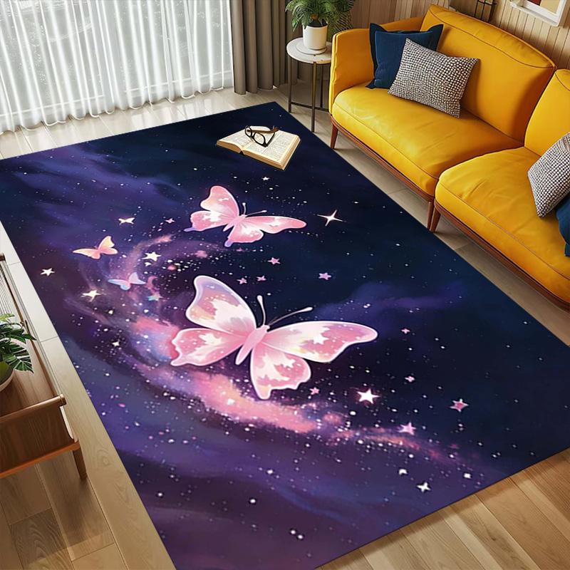 Butterfly Dreams Living Room Nonslip Area Rug Soft Carpet For Bedroom Game Playroom Sofa Office Home Decor Doormat Christmas Gift C92913