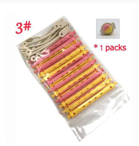 12pcs Hair Perm Rods Heatless Hair Curling Rollers Perming Rods Curlers Cold Wave Rods Flexible For Women Long Short Hair