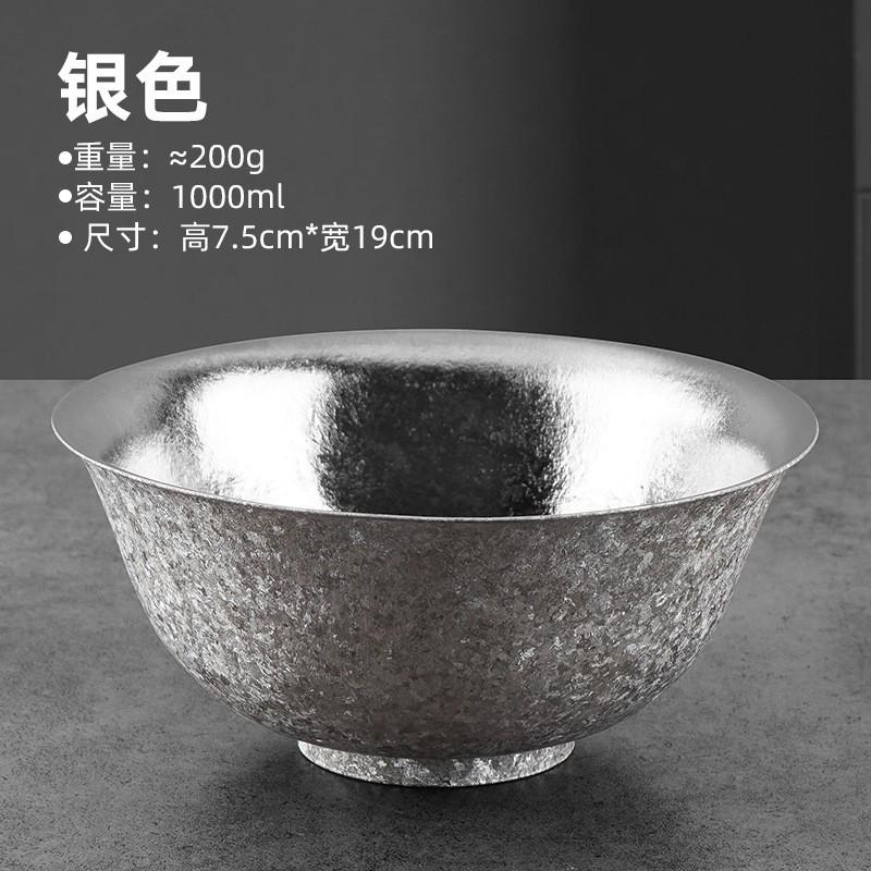 Double-Walled Titanium Bowl Heat-Resistant Insulated Soup Rice Outdoor Home Use Modern Minimalist Design