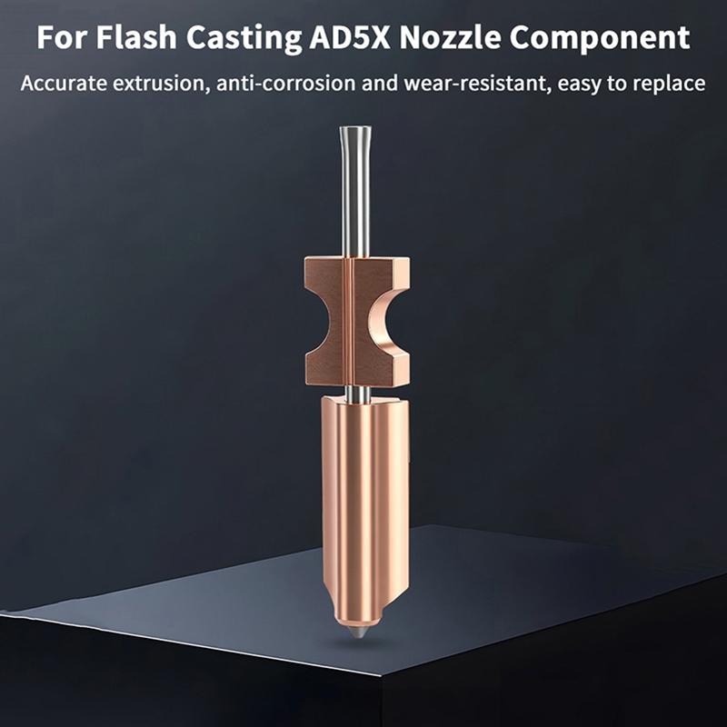 Flashforge AD5X Nozzle Upgrade Kit Hotend Extruder Detachable Multiple Size Durable Accessory for Innovative Prototyping