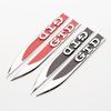 AABIP1 2Pcs 3D Metal Car Fender Badge Decal GTD Logo Stickers For Volkswagen VW Golf 4 5 6 7 MK4 MK5 MK6 MK7 GTD Emblem Accessories