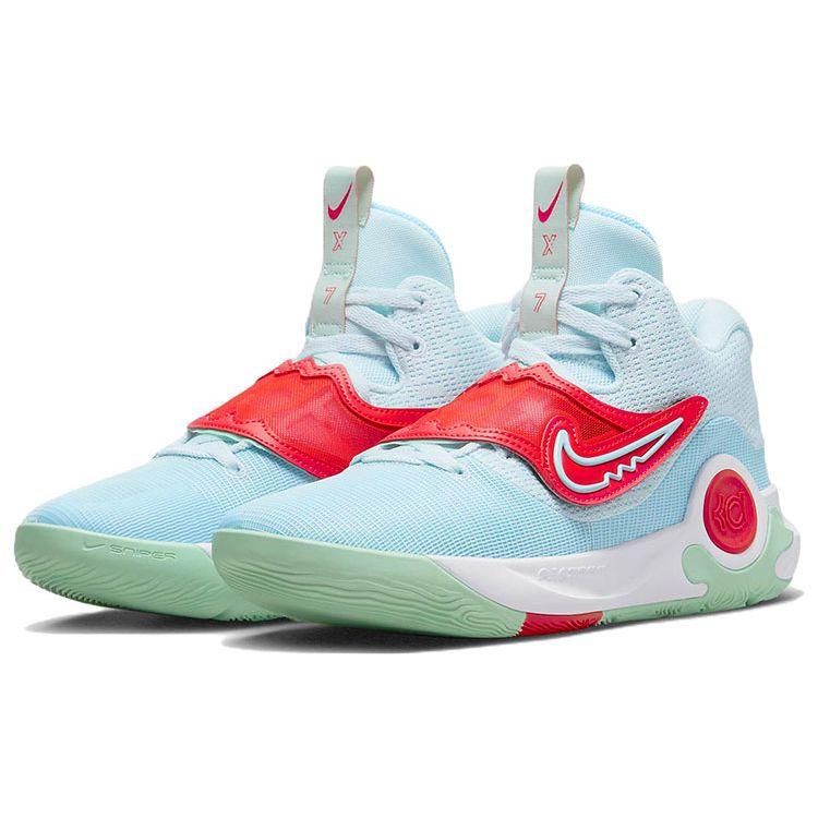 Nike KD Trey 5 X EP Blue Chill Bright Crimson Mint Men Sneakers Glacier-Blue Mint-Foam DJ7554-400