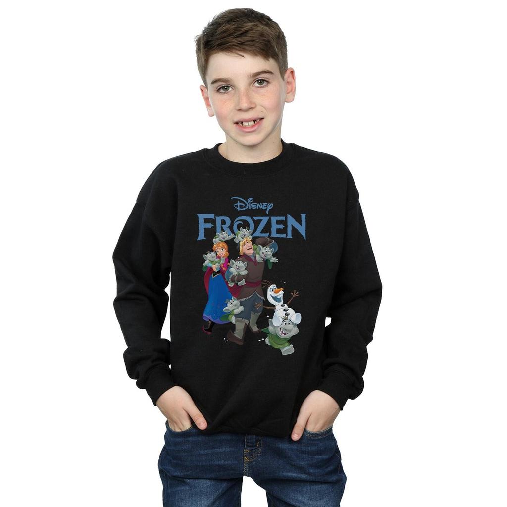 Disney Boys Frozen Happy Trolls Sweatshirt