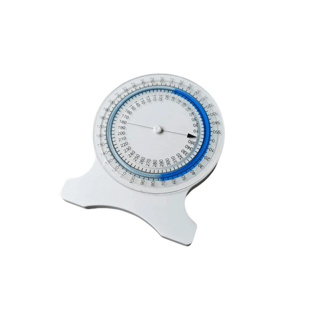 Non Leak Bubble Inclinometer Gauge 0-360 Degrees Scoliometer Back Assessment