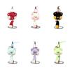 PP Cotton Cat Plush Keyring Long Tail Plush Cat Doll Pendant Plush Cat Keychain  Bag Pendant