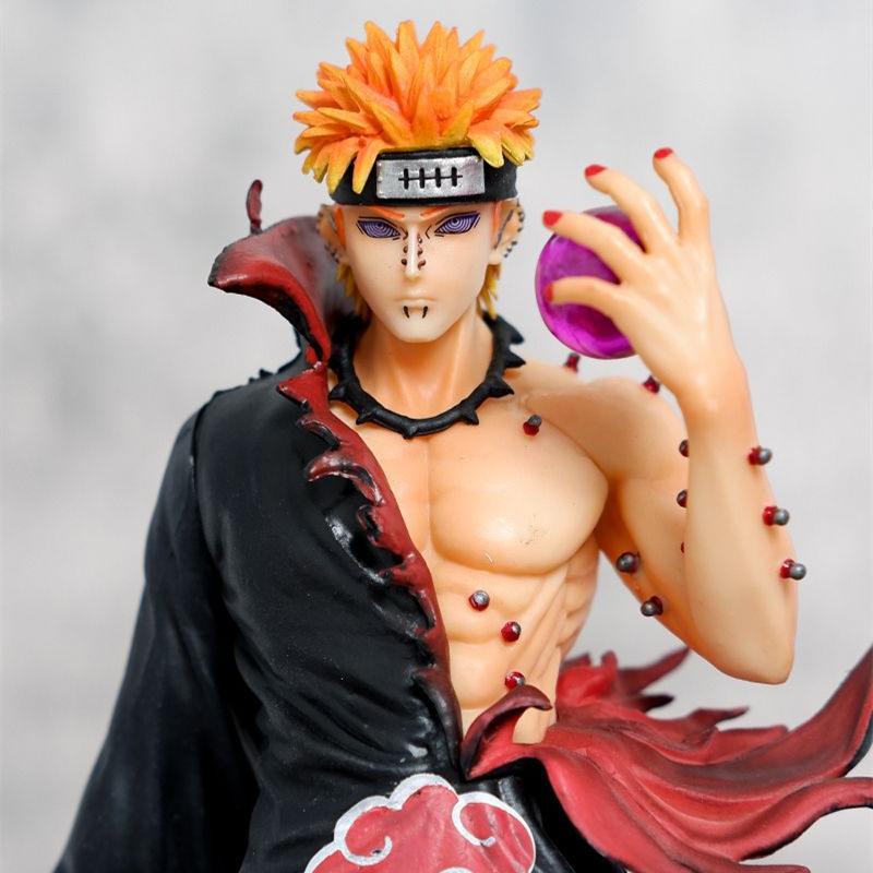 Аниме Акацуки Пейн Стоящая версия. ПВХ Фигурка Статуэтка Коллекционная Модель Детские Игрушки Кукла Подарки 23см