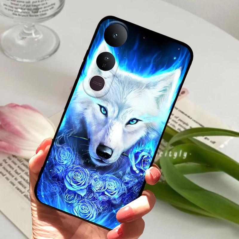 For Vivo V50 Lite Case V2441 Soft TPU Shockproof Silicone Bumper For Vivo V50 Lite 5G Protective Cover Shell Coque Fundas