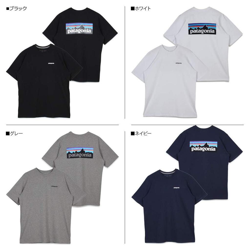 Футболка с коротким рукавом Patagonia P-6 Logo Responsibili Tee 38504 Черный Размер S [Параллельный импорт]