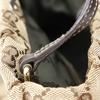 Gucci Heart Crest Handbag 212994 Beige GG Canvas Women Used